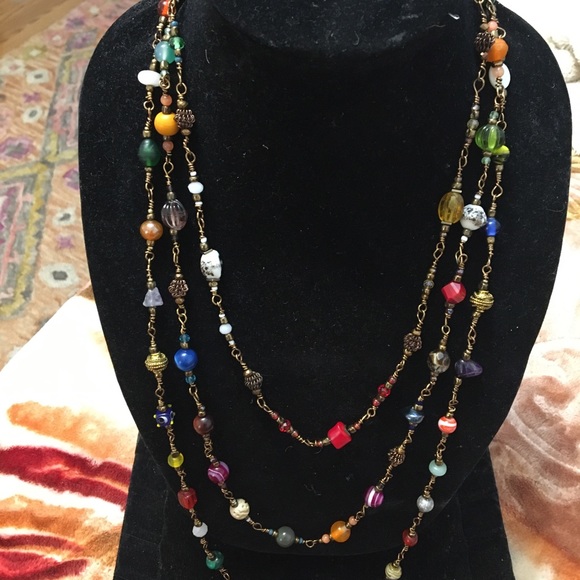 Triple strand necklace - Picture 2 of 8